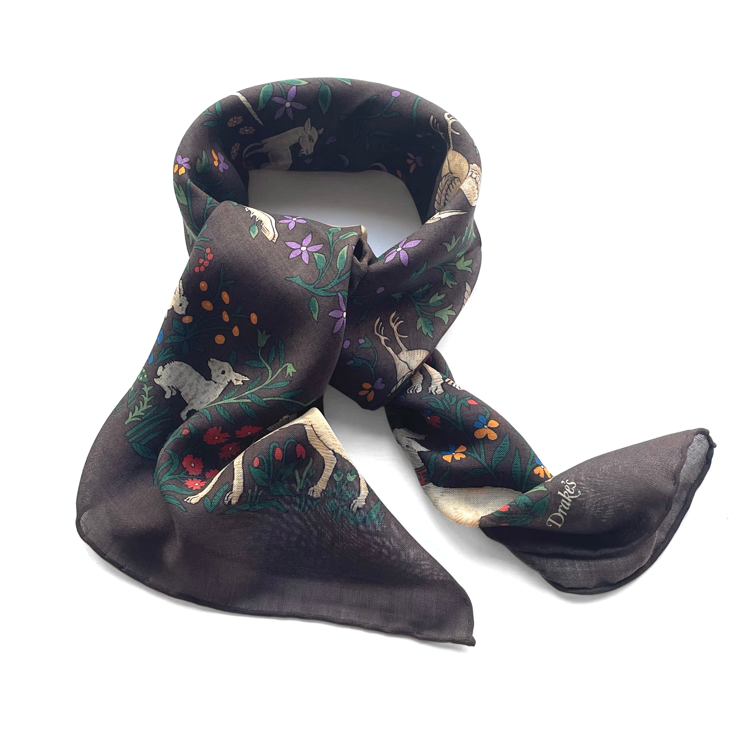 DRAKES SCARF / UNICORN BROWN – ANATOMICA KOBE ...