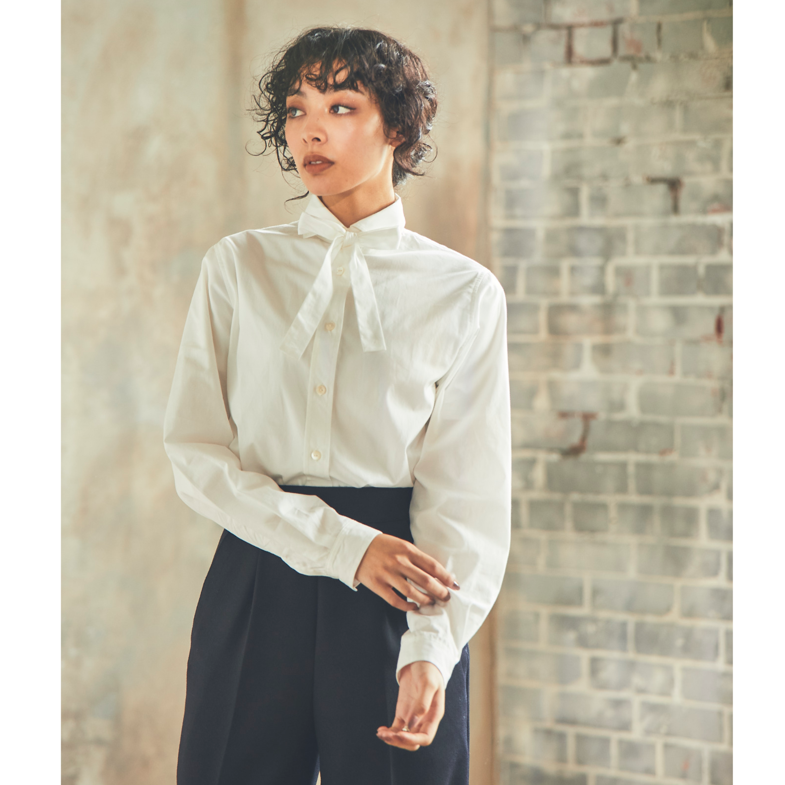 MILLICENT BOWTIE SHIRT – ANATOMICA KOBE