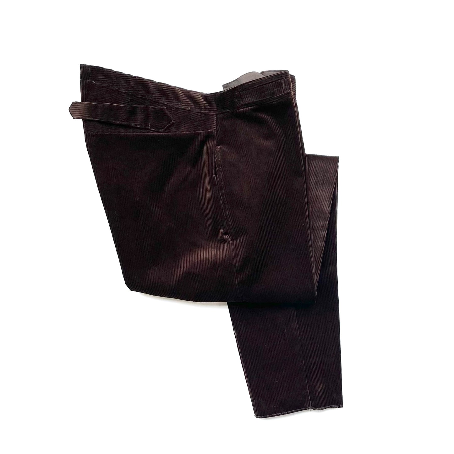 1915 pantalones / pana de pana inglesa marrón