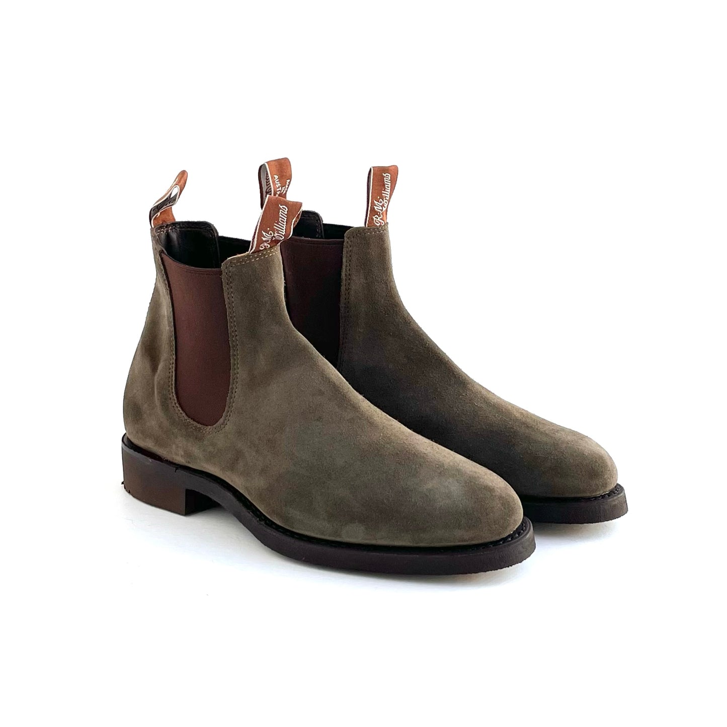 RM WILLIAMS SIDE GORE BOOTS SUEDE