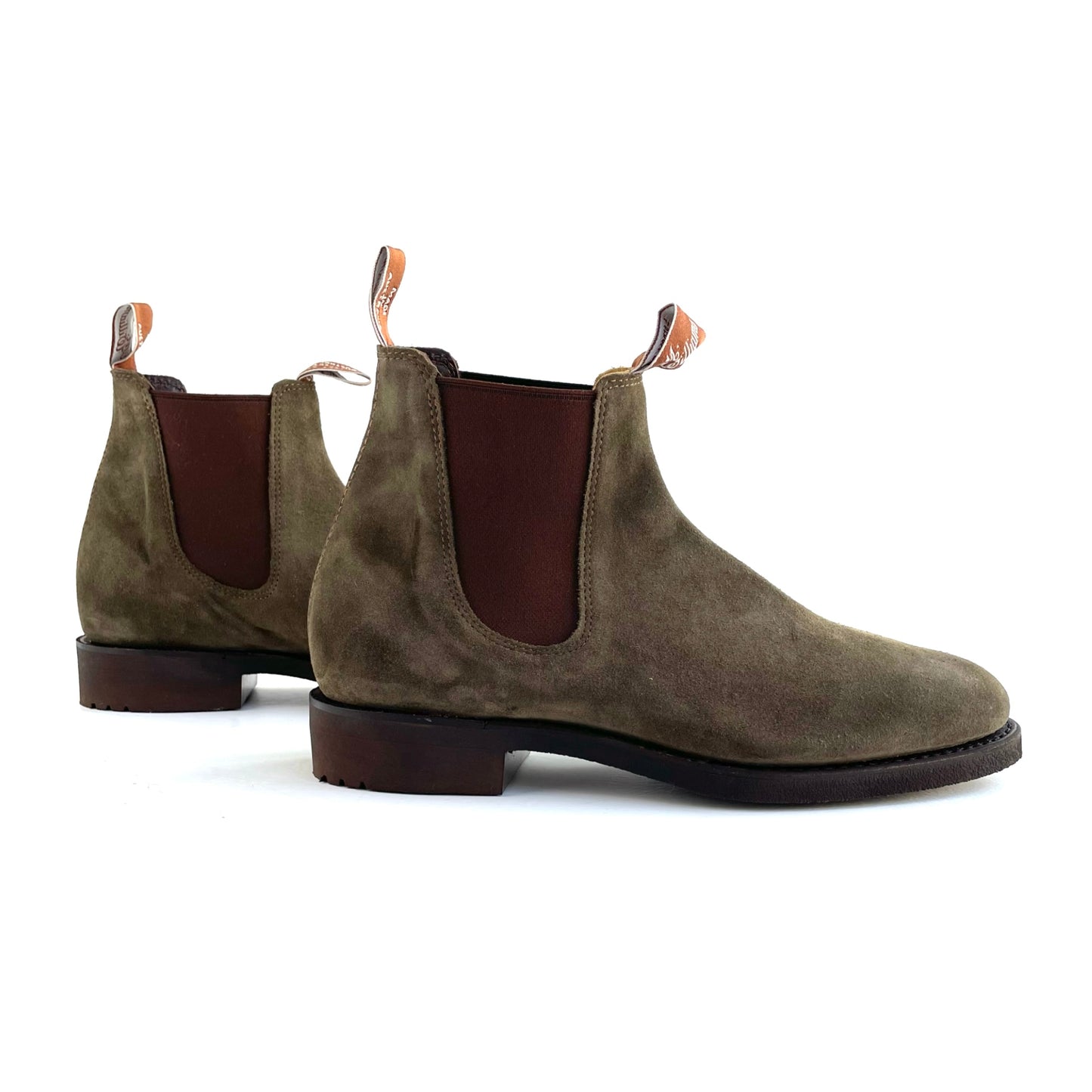 RM WILLIAMS SIDE GORE BOOTS SUEDE