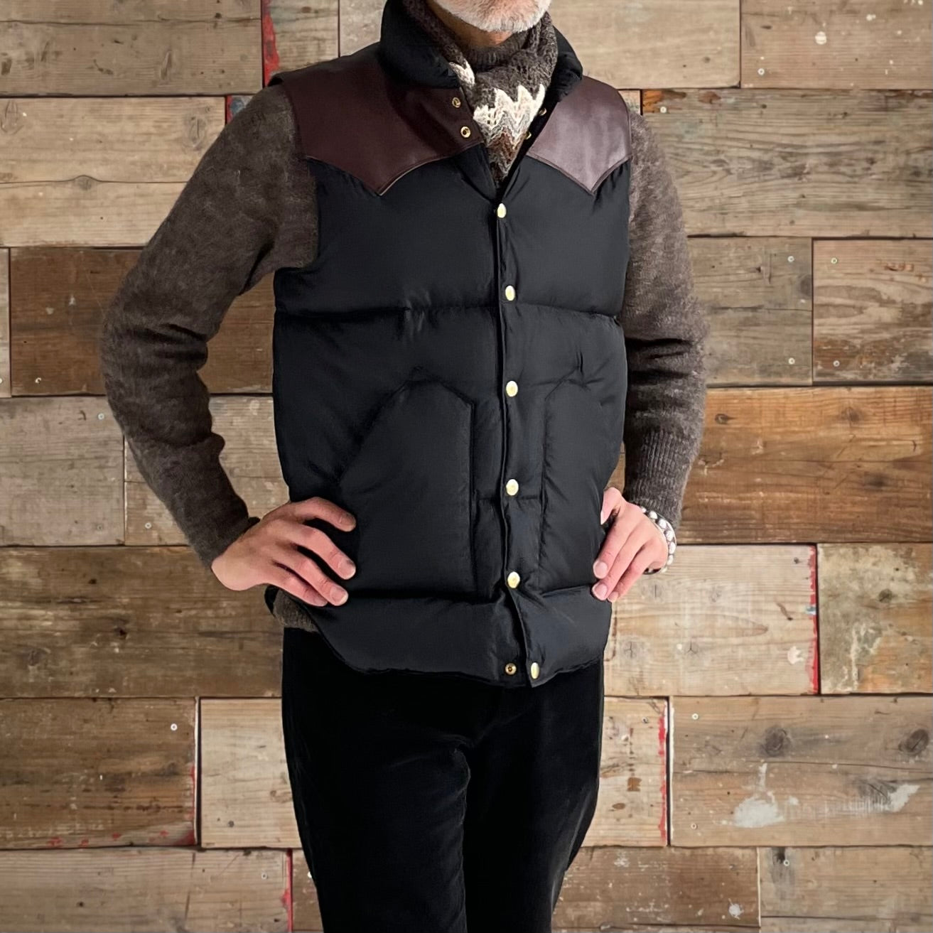 DOWN VEST for ANATOMICA