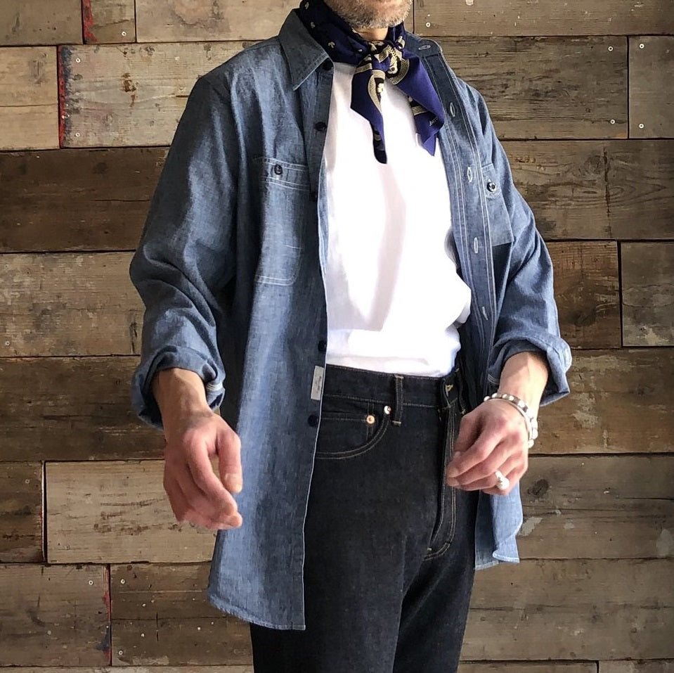 BIG YANK anatomica work shirt 1935 / INDIGO