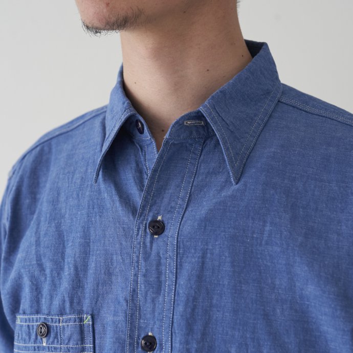 BIG YANK anatomica work shirt 1935 / BLUE