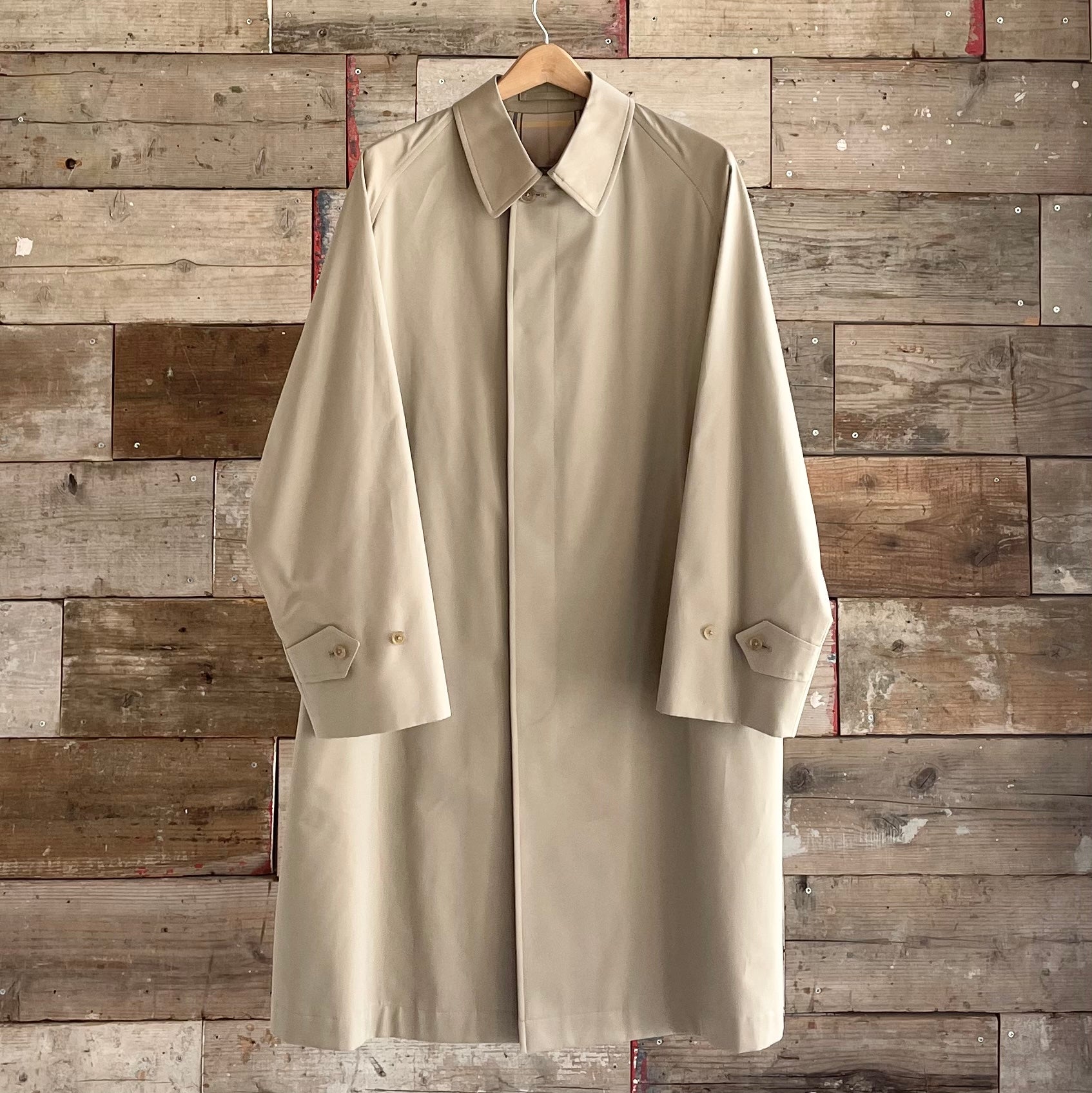 アナトミカSINGLE RAGLAN COAT 1GABARDINE BEIGE