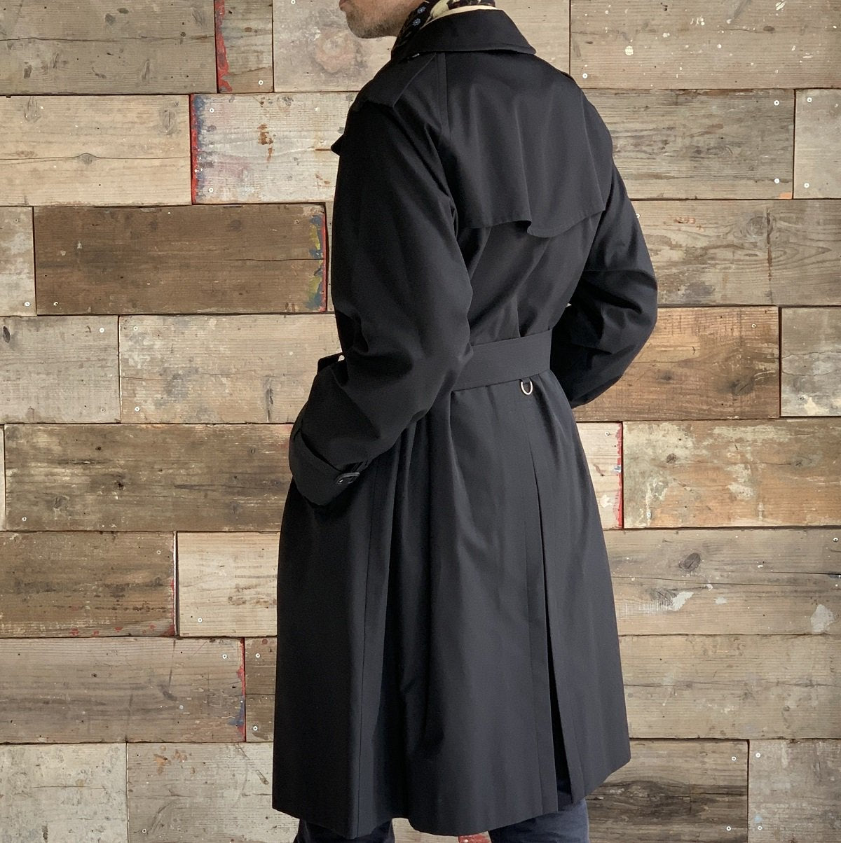 ANATOMICA TRENCH COAT BLACK GABARGINE 46 | dwk.ac.th