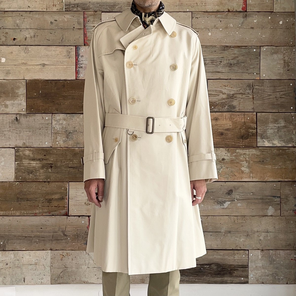 TRENCH COAT COTTON GABARDINE – ANATOMICA KOBE