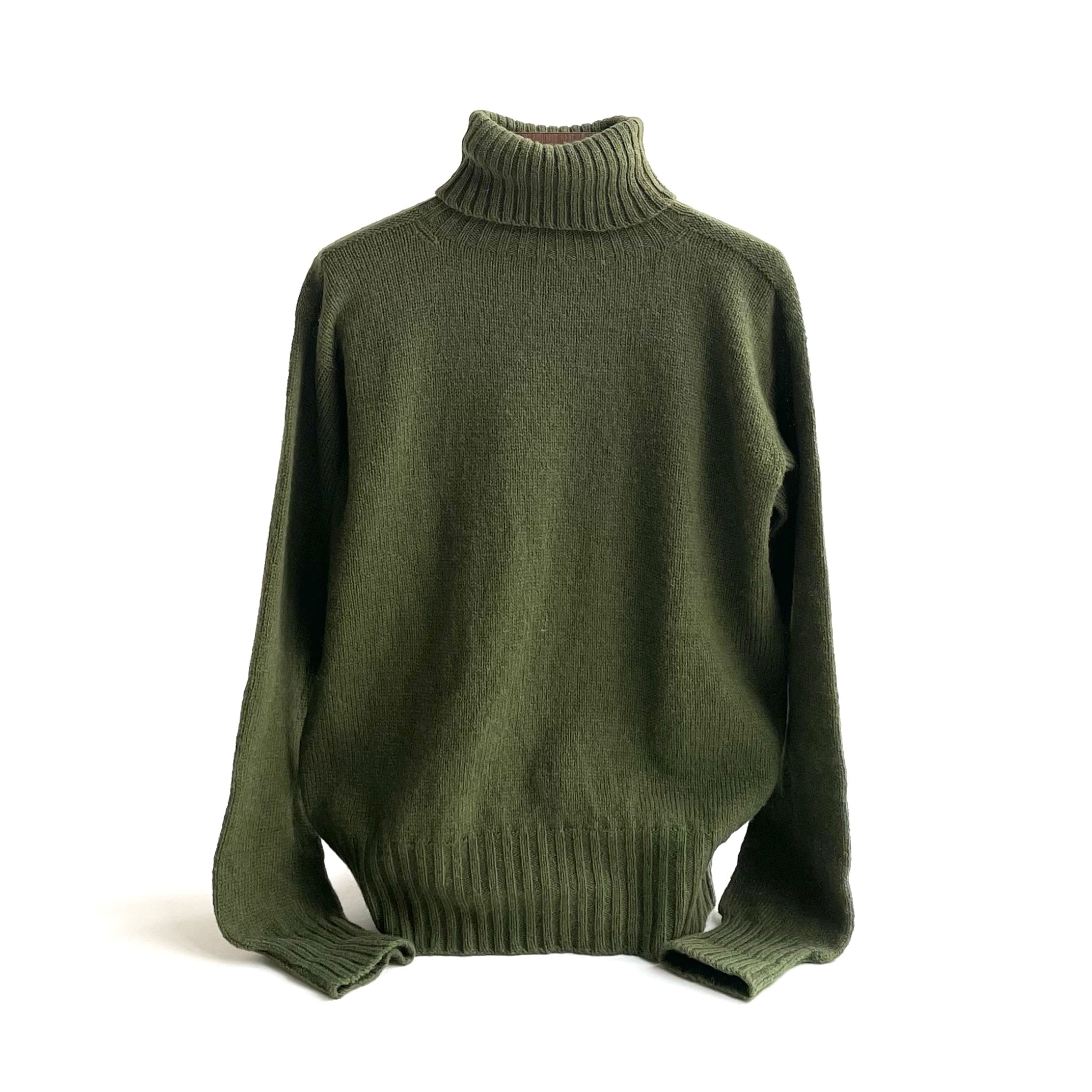 Shetland Designers Sweater / POLO NECK