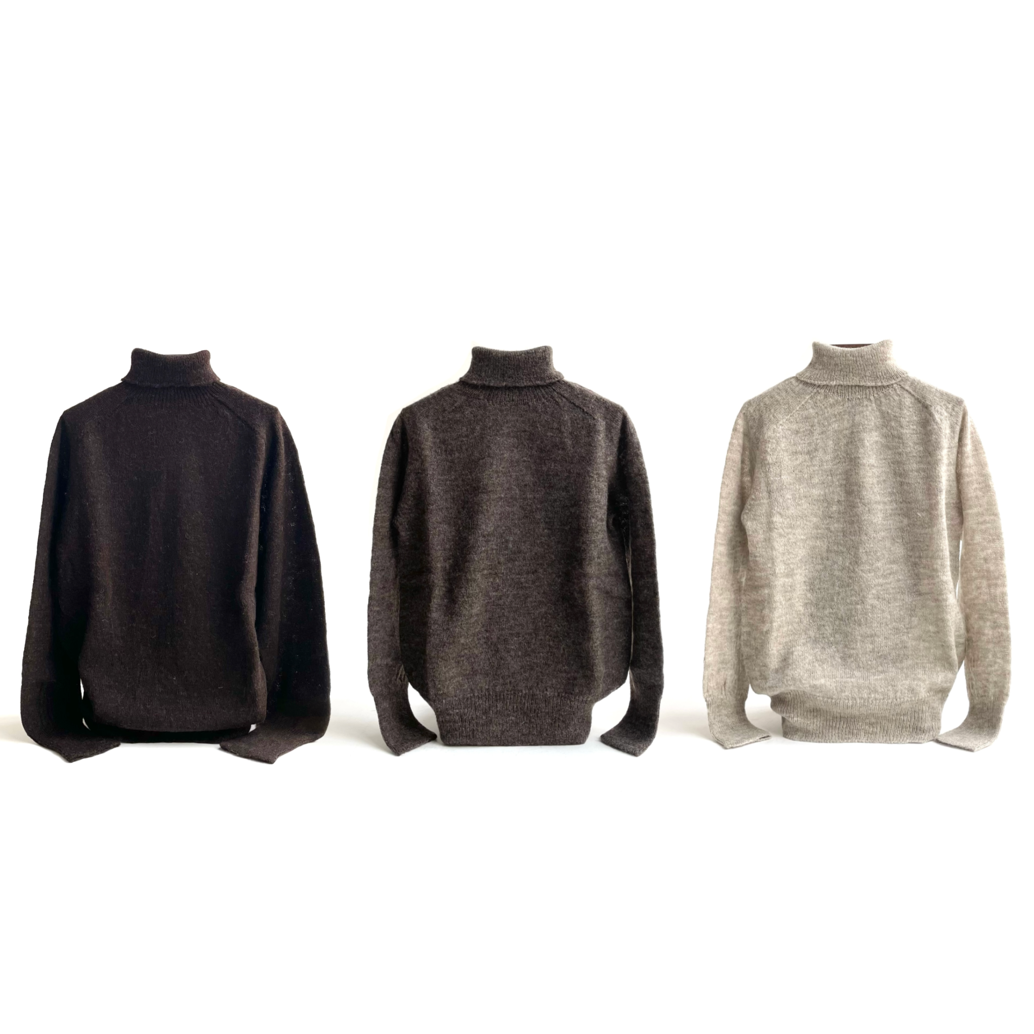 季節感夏秋冬アナトミカ SHET YARN KNIT TURTLE NECK SWEATER